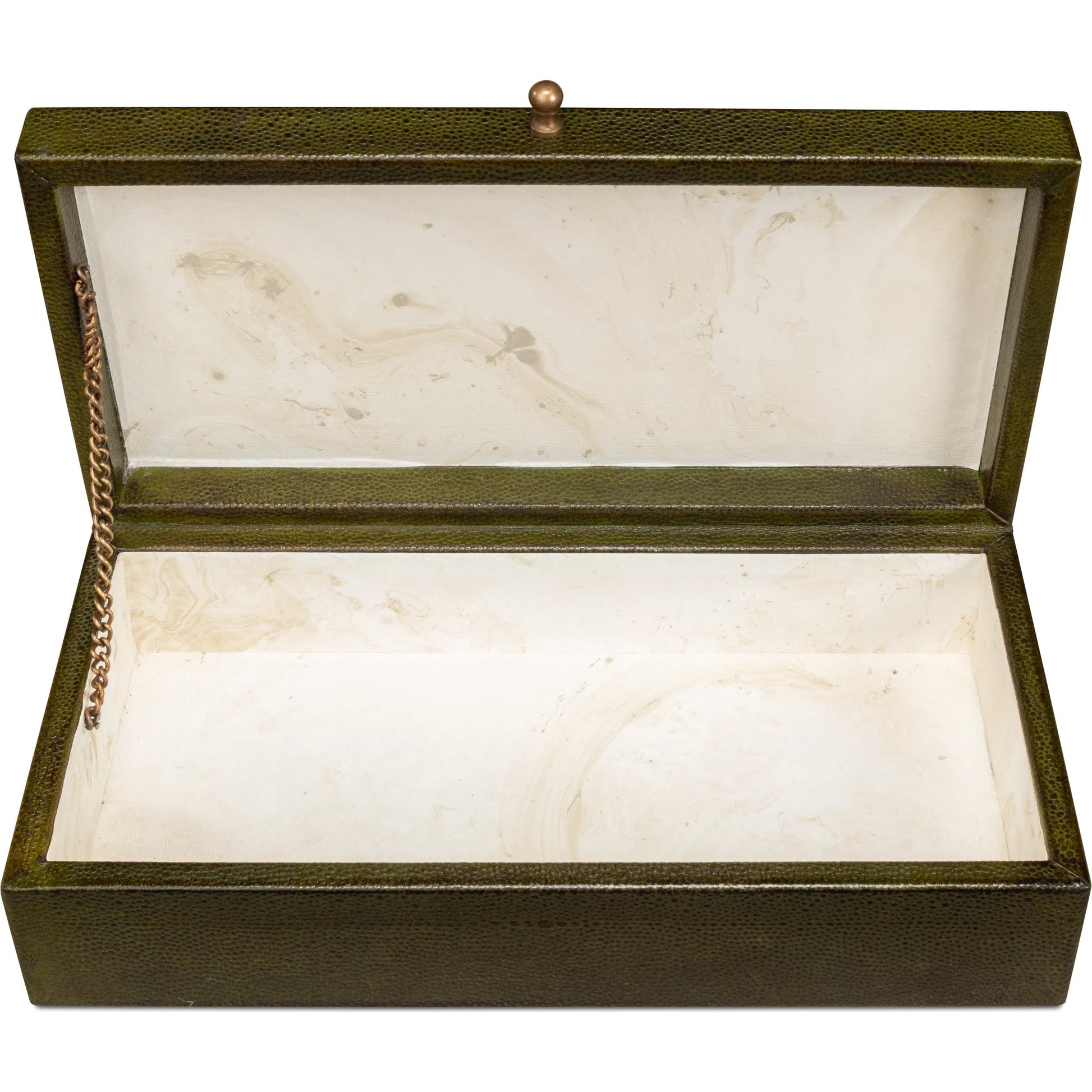 Gastsburg Shagreen Box (Set of 2) by Sarreid Ltd.. Made from leather, paper liner in a eclectic & global style.