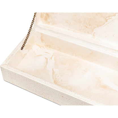 Gastsburg Shagreen Box (Set of 2) by Sarreid Ltd.. Made from leather, paper liner in a eclectic & global style.