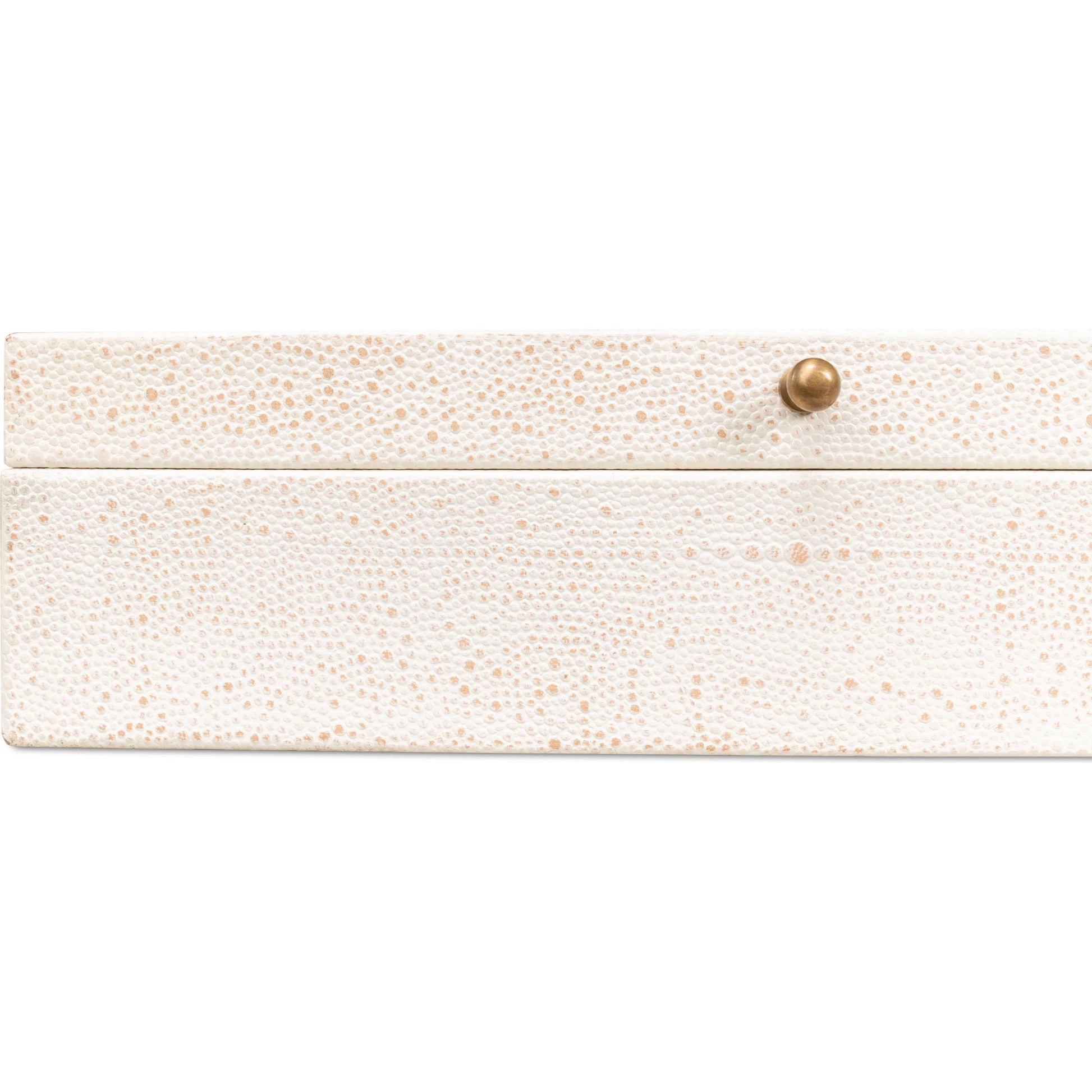 Gastsburg Shagreen Box (Set of 2) by Sarreid Ltd.. Made from leather, paper liner in a eclectic & global style.