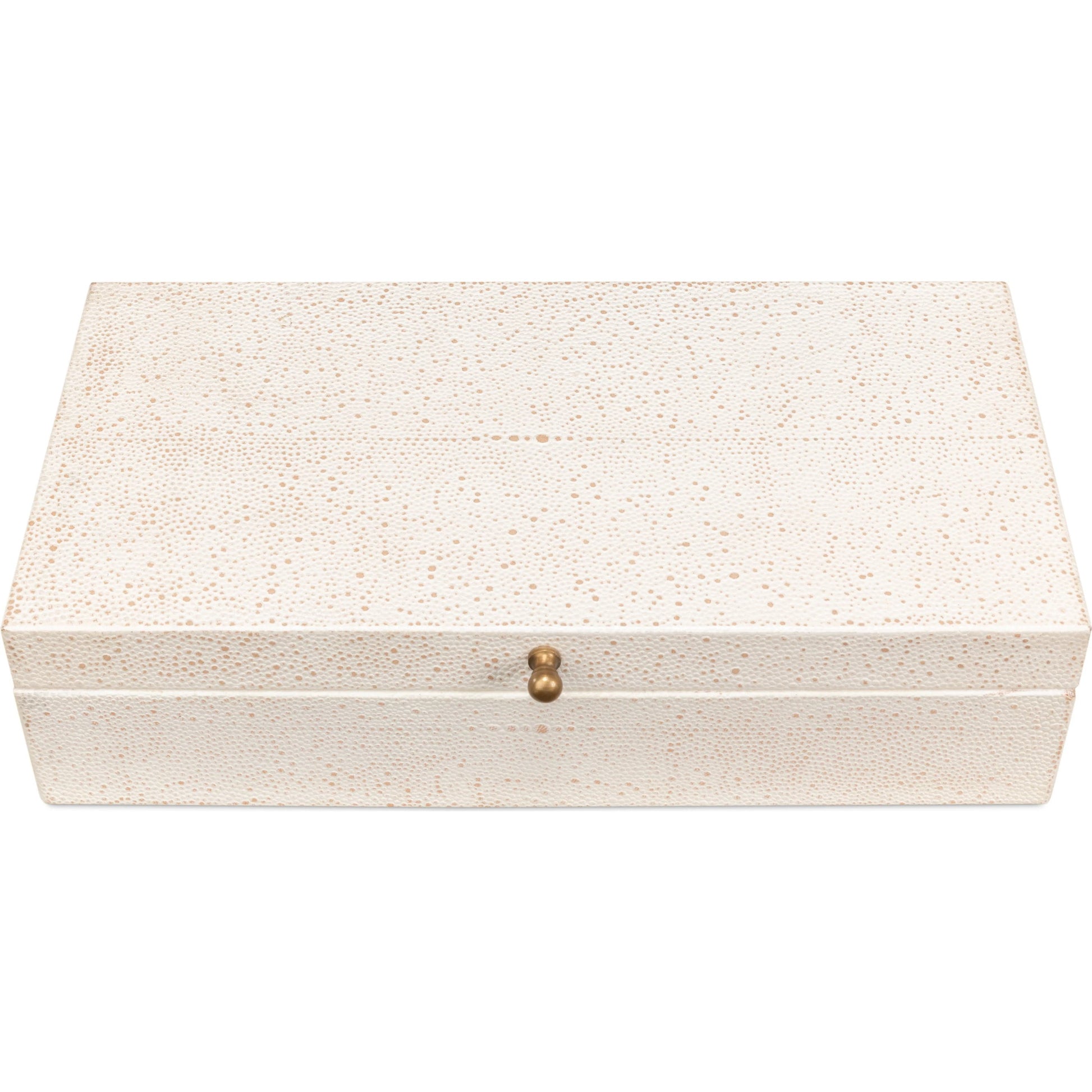 Gastsburg Shagreen Box (Set of 2) by Sarreid Ltd.. Made from leather, paper liner in a eclectic & global style.