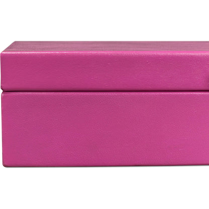 Gastsburg Shagreen Box (Set of 2) by Sarreid Ltd.. Made from leather, paper liner in a eclectic & global style.