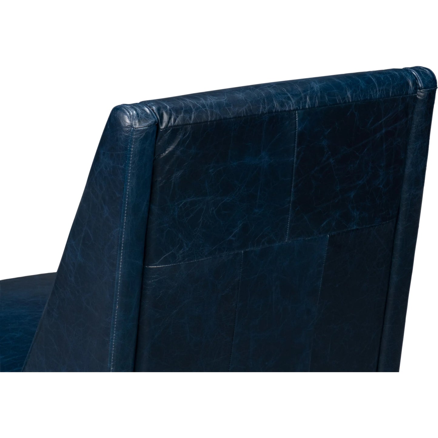 016 SI-2238655 | Additional Silo | Brandy Accent Chair by Sarreid Ltd.. Made from leather, wood in a unique style.