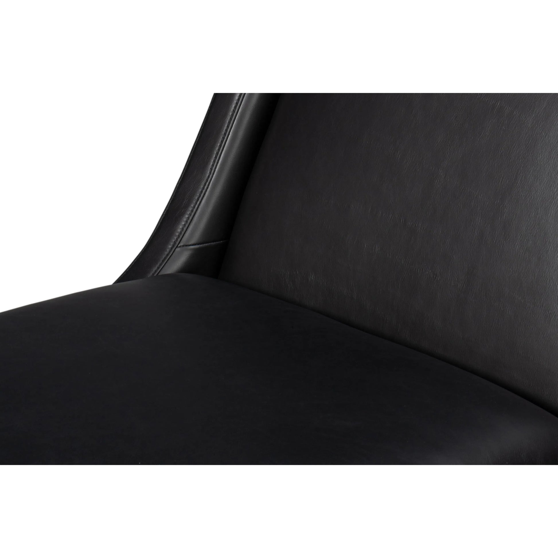 Brandy Accent Chair by Sarreid Ltd.. Made from leather, wood in a unique style.