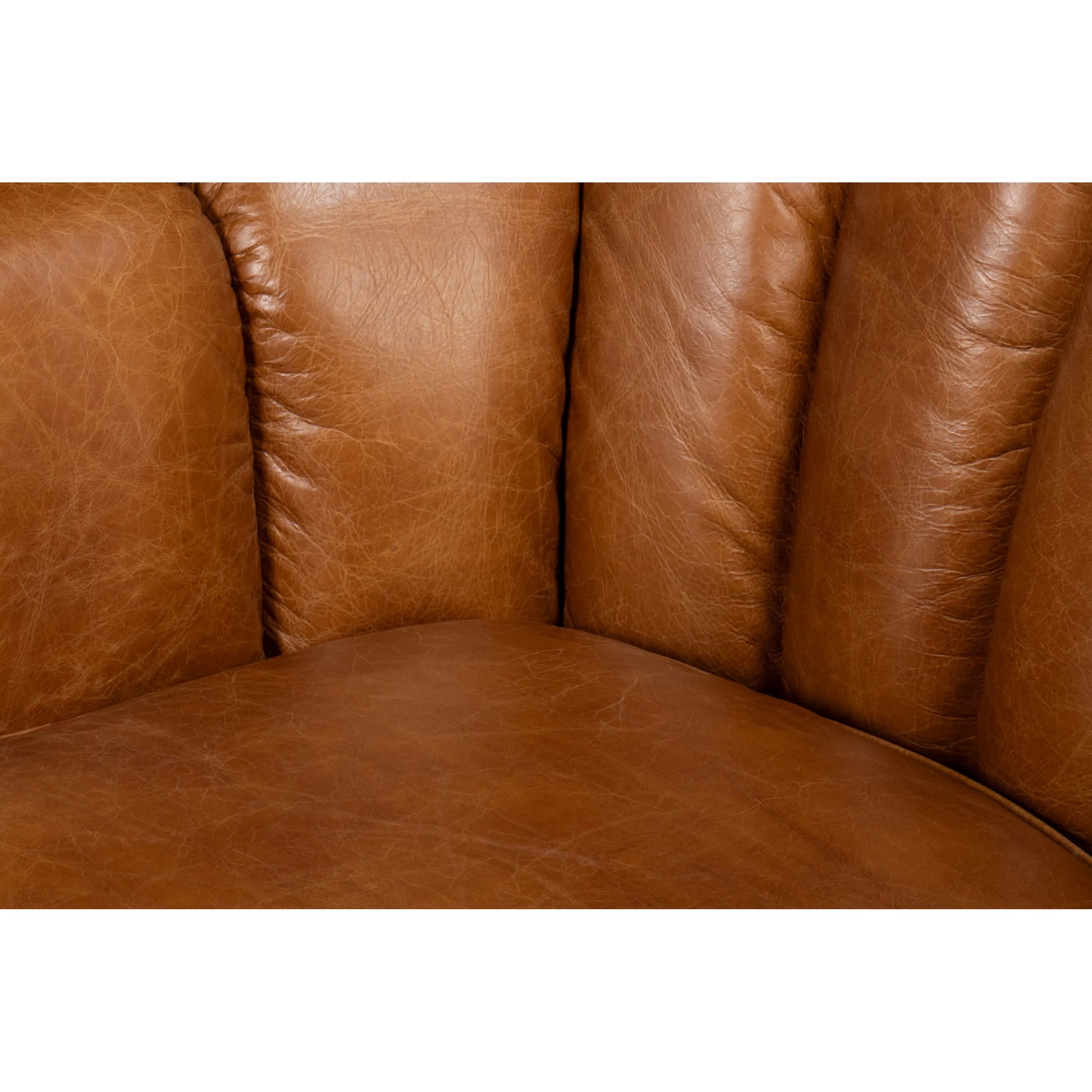 Scoth Swivel Chair by Sarreid Ltd.. Made from leather, wood in a traditional style.