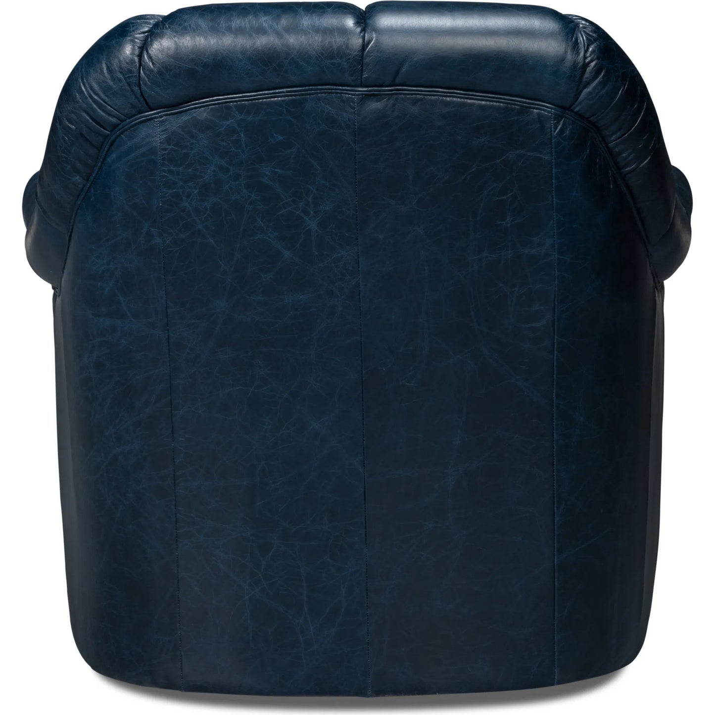 009 SI-2238658 | Additional Silo | Scoth Swivel Chair by Sarreid Ltd.. Made from leather, wood in a traditional style.