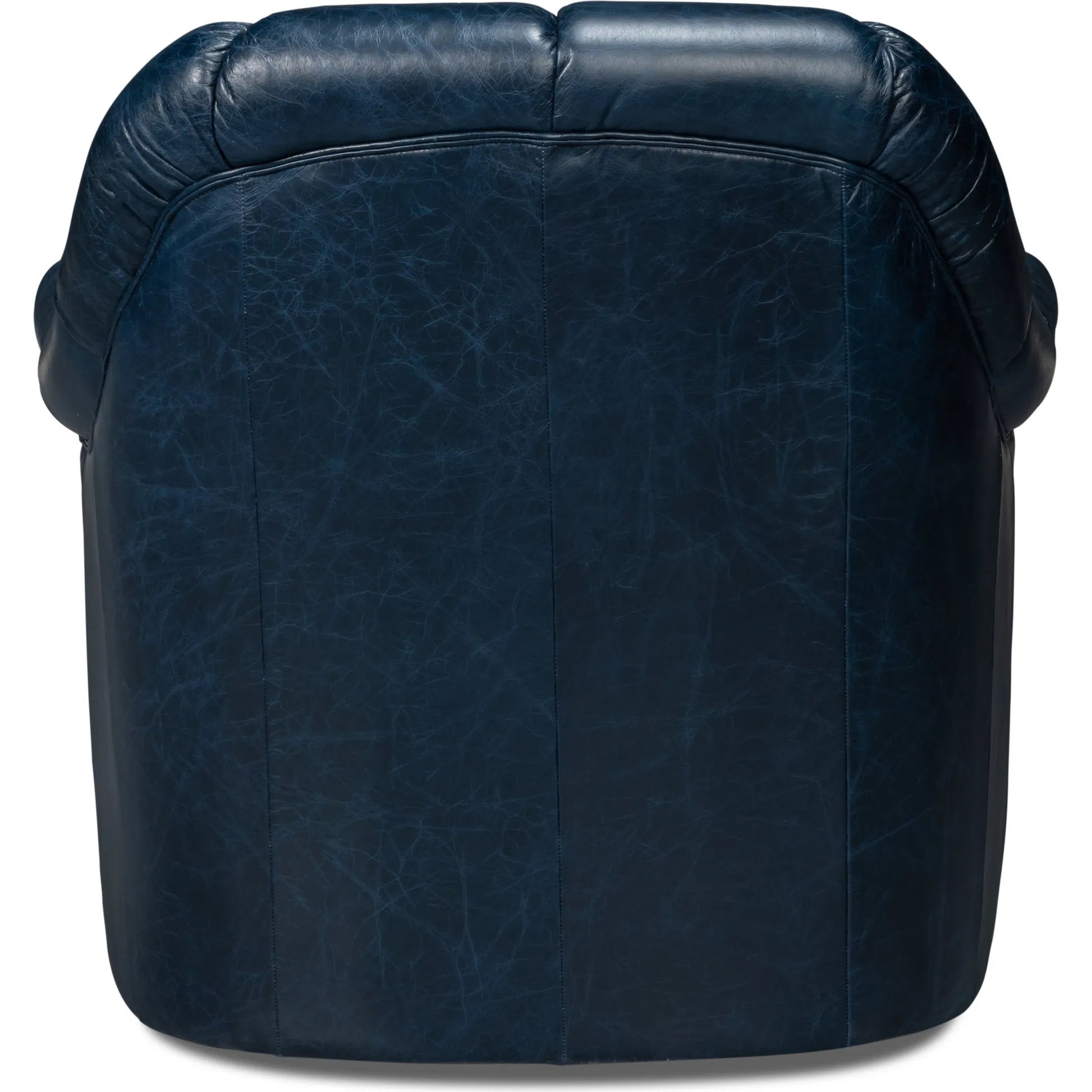 Scoth Swivel Chair by Sarreid Ltd.. Made from leather, wood in a traditional style.