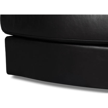 Scoth Swivel Chair by Sarreid Ltd.. Made from leather, wood in a traditional style.