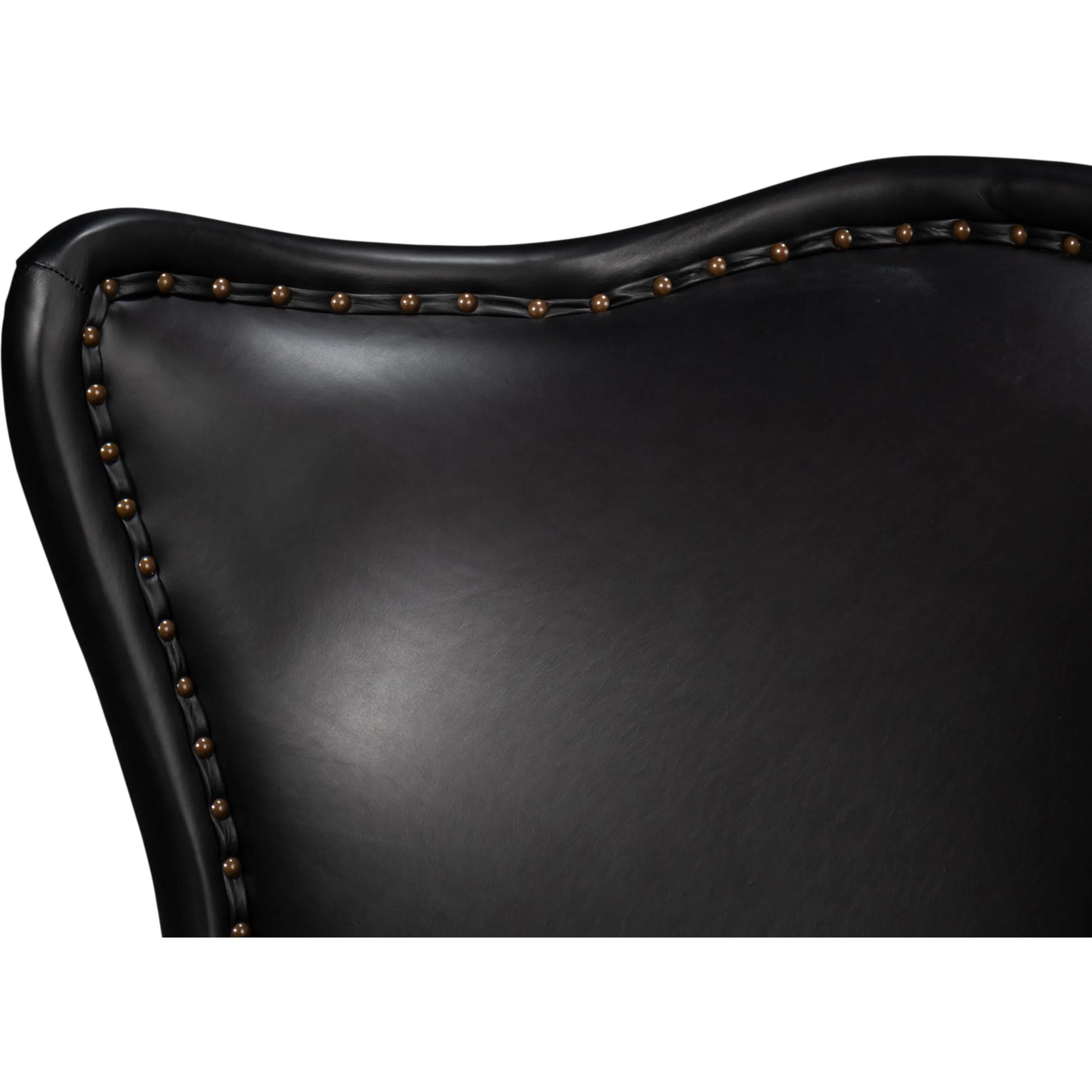 Drake Distilled Leather Chair by Sarreid Ltd.. Made from leather in a unique style.