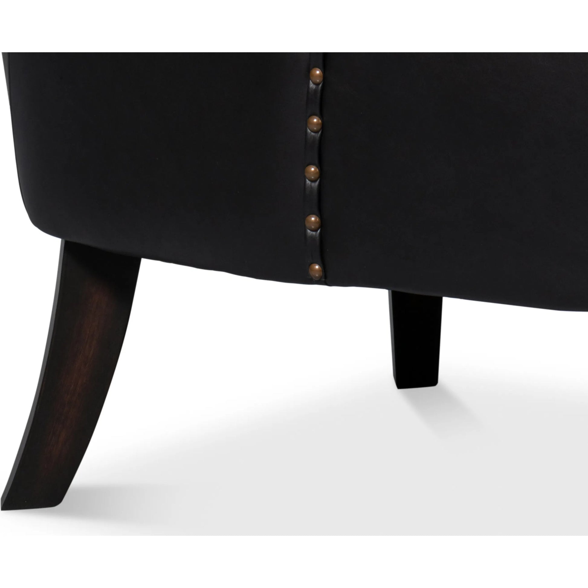Drake Distilled Leather Chair by Sarreid Ltd.. Made from leather in a unique style.