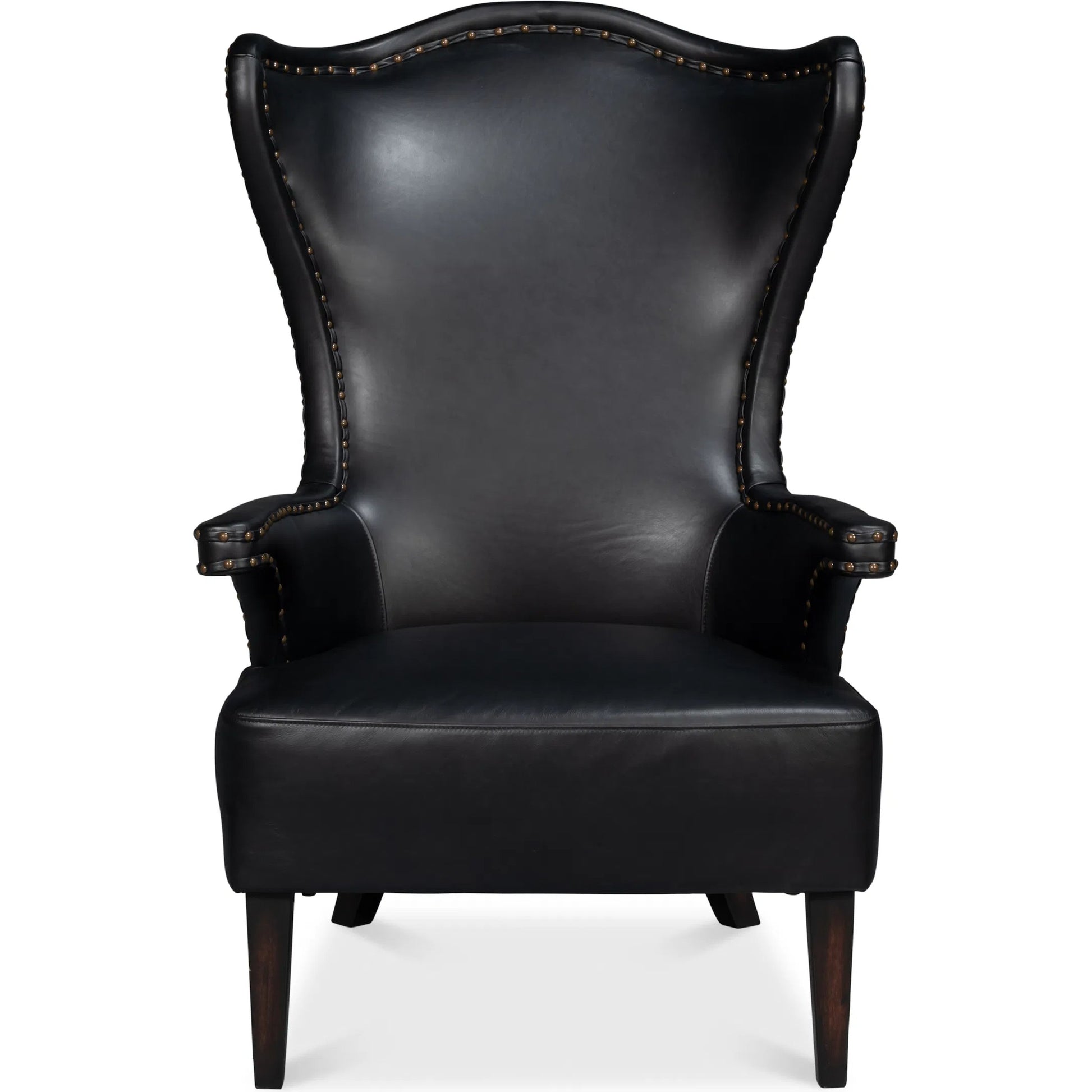 Drake Distilled Leather Chair by Sarreid Ltd.. Made from leather in a unique style.
