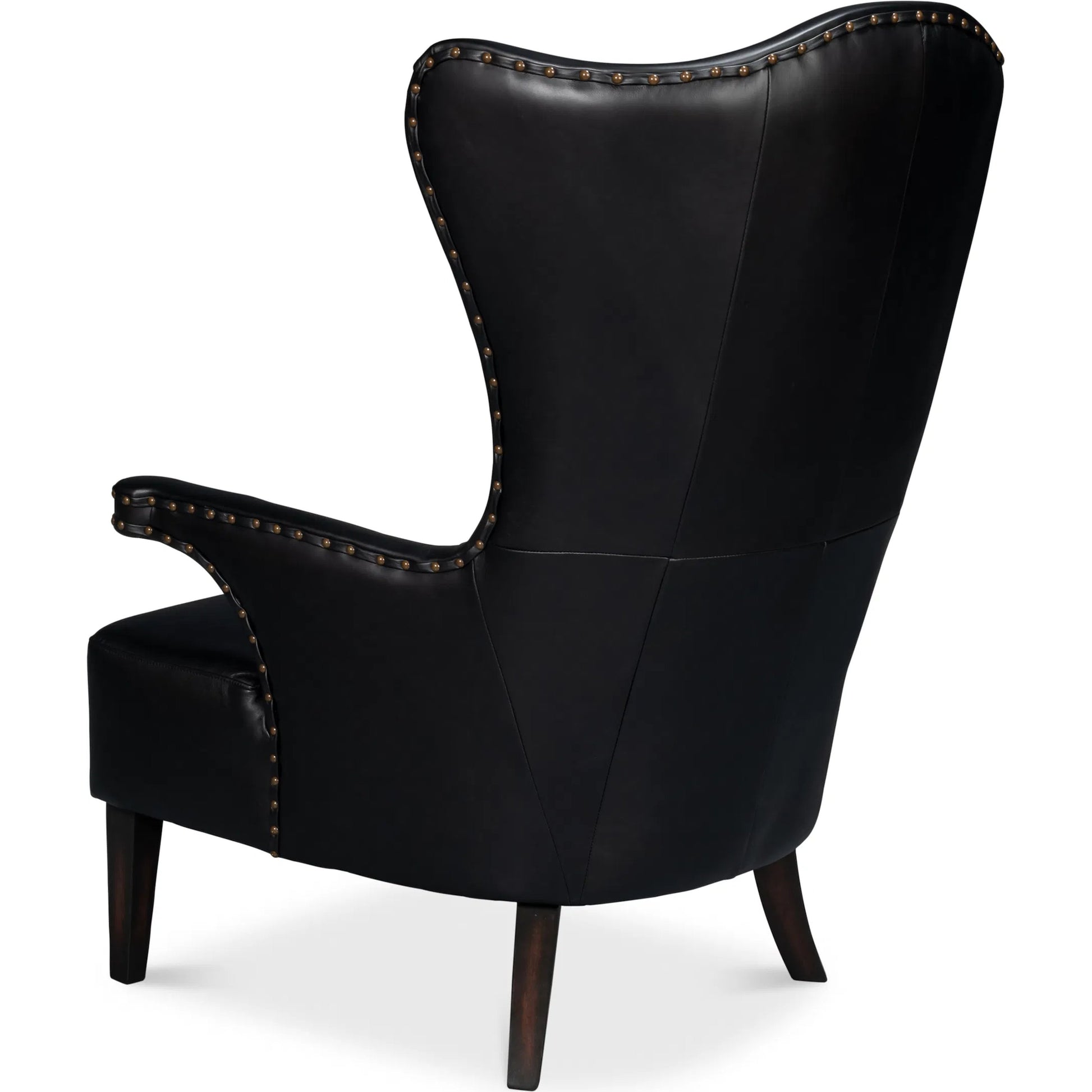 Drake Distilled Leather Chair by Sarreid Ltd.. Made from leather in a unique style.