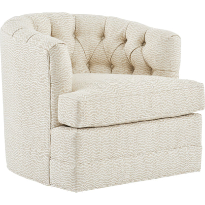 Cliffhaven Swivel Chair by Barclay Butera. Made from unique in a eclectic & global style.