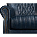 Bugatti Leather Swivel Chair by Sarreid Ltd.. Made from wood, nailhead, leather in a transitional style.