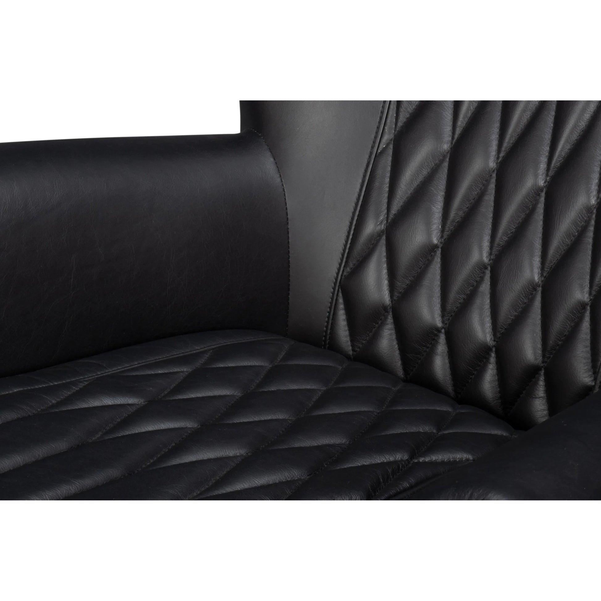 Bugatti Leather Swivel Chair by Sarreid Ltd.. Made from wood, nailhead, leather in a transitional style.
