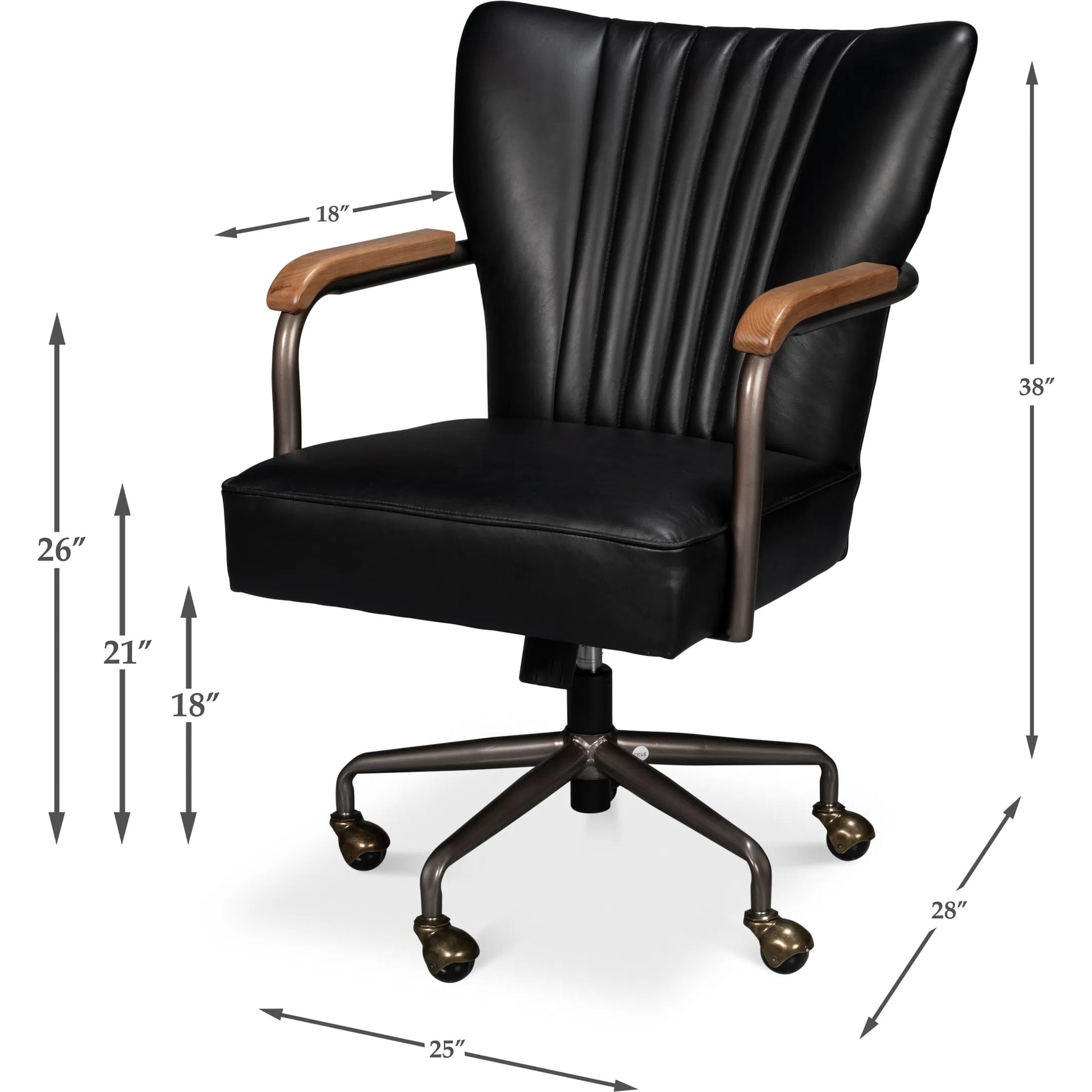 Brooks Swivel Chair by Sarreid Ltd.. Made from unique in a modern style.