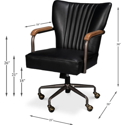 Brooks Swivel Chair by Sarreid Ltd.. Made from unique in a modern style.