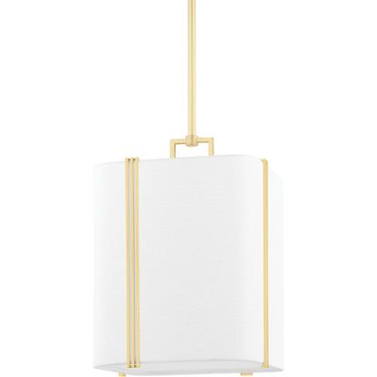 Downing Pendant by Hudson Valley. Made from steel in a transitional style.