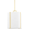 Aged Brass / 13.00" x 15.5", White