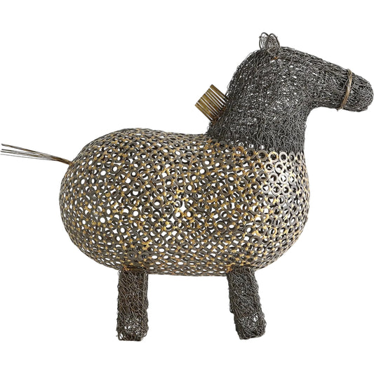 Crazy Fat Pony Sculpture by Global Views. Made from mdf in a eclectic & global style.