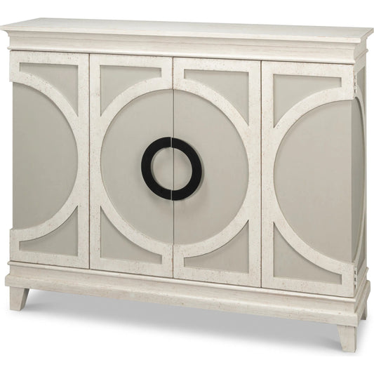 Olson Sideboard by Sarreid Ltd. in grey, white. Made from reclaimed pine in a unique style.