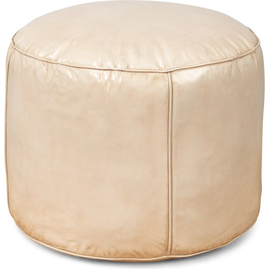 Soccerball Stool by Sarreid Ltd.. Made from leather in a modern style.