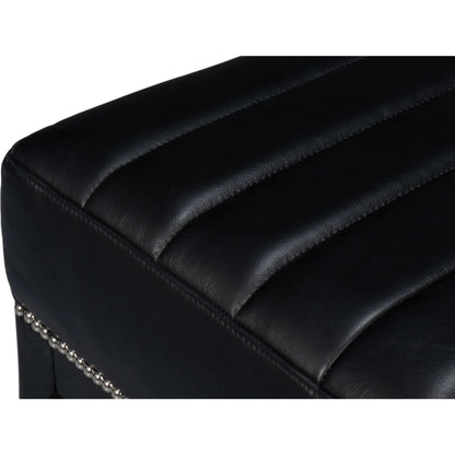 Agave Slipper Chair by Sarreid Ltd.. Made from leather in a unique style.