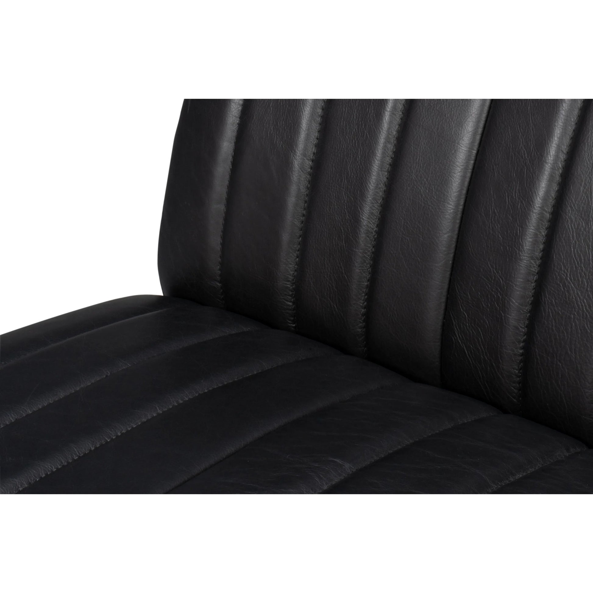 Agave Slipper Chair by Sarreid Ltd.. Made from leather in a unique style.