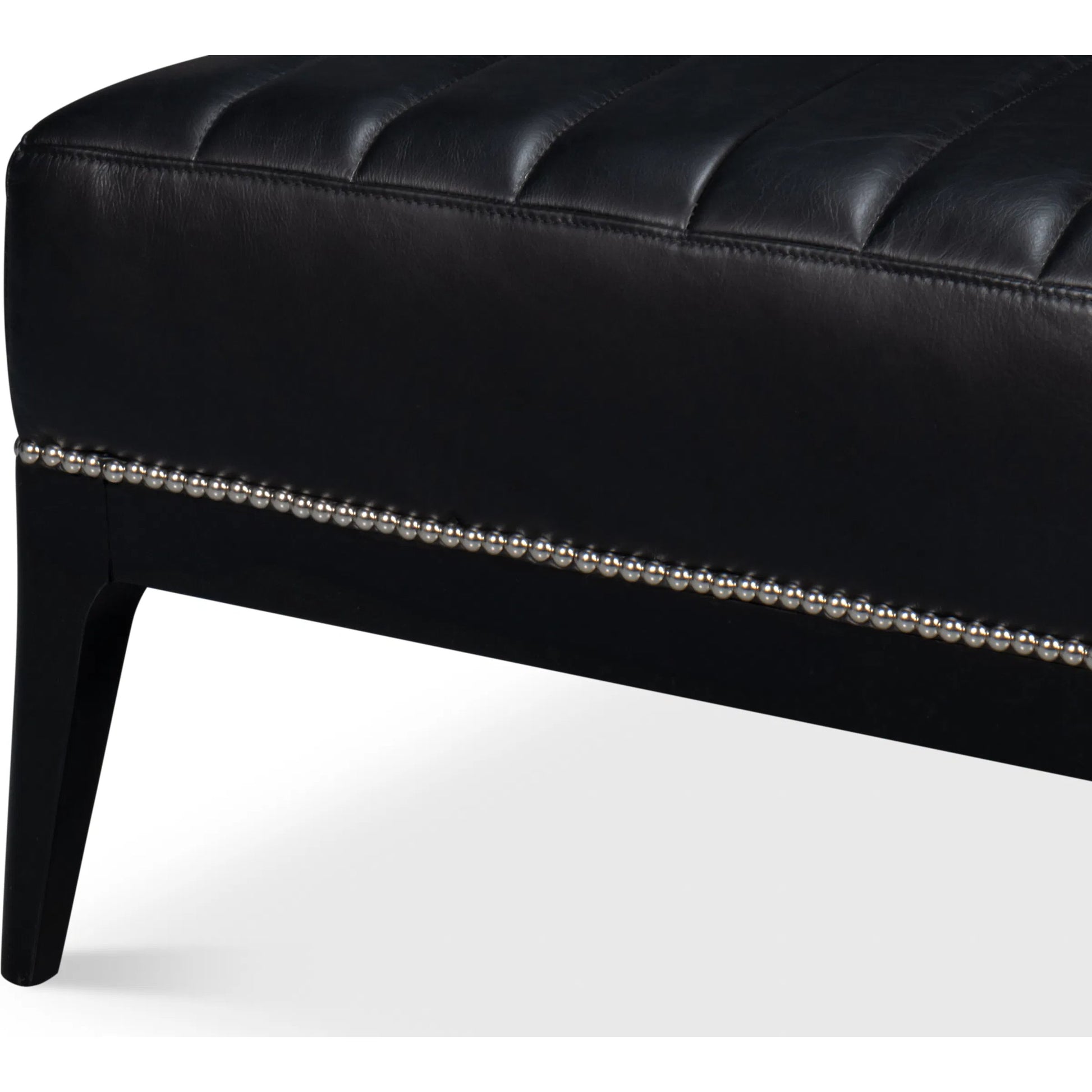 Agave Slipper Chair by Sarreid Ltd.. Made from leather in a unique style.