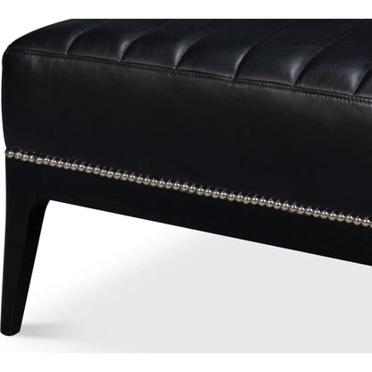 Agave Slipper Chair by Sarreid Ltd.. Made from leather in a unique style.