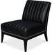Agave Slipper Chair by Sarreid Ltd.. Made from leather in a unique style.