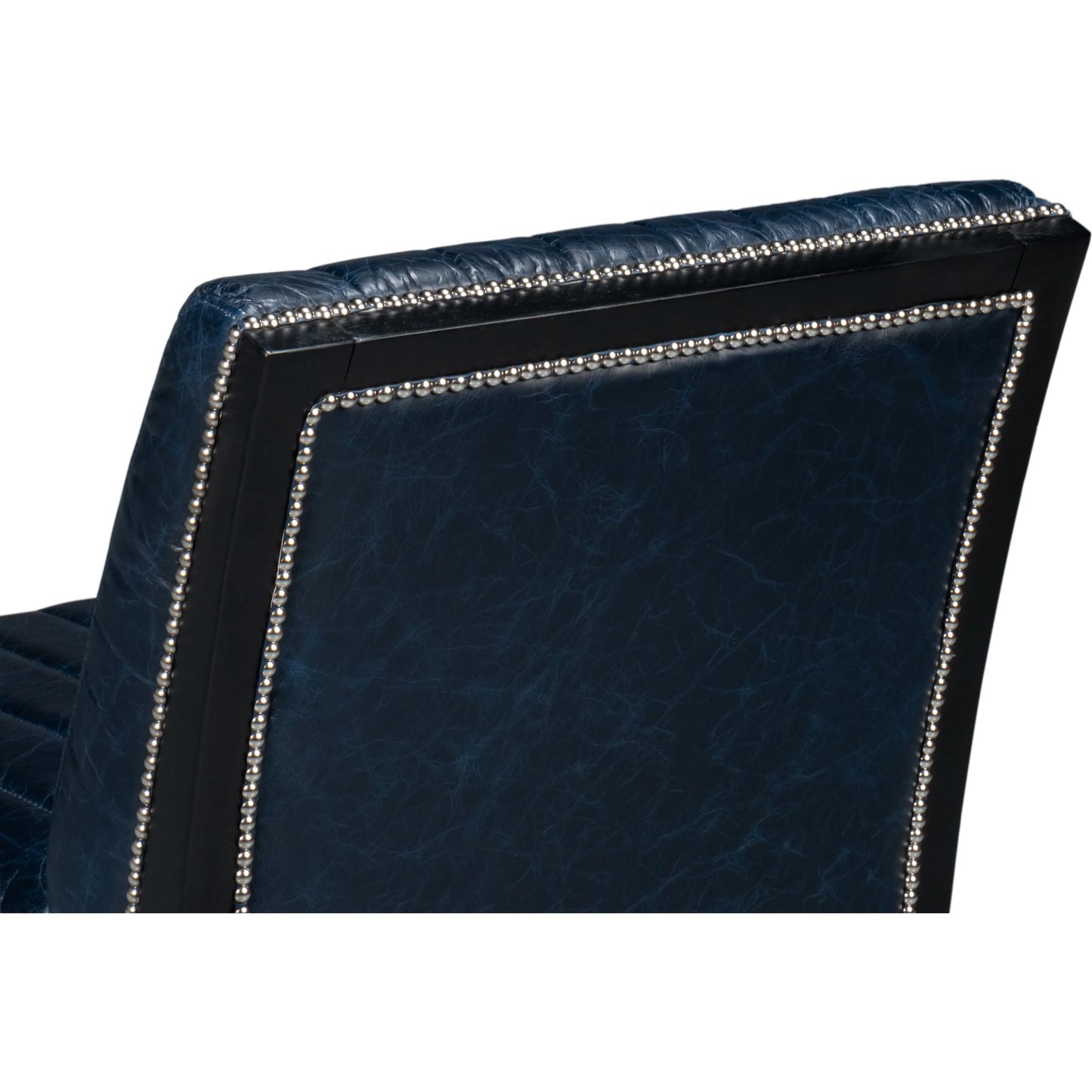 024 SI-2238699 | Additional Silo | Agave Slipper Chair by Sarreid Ltd.. Made from leather in a unique style.