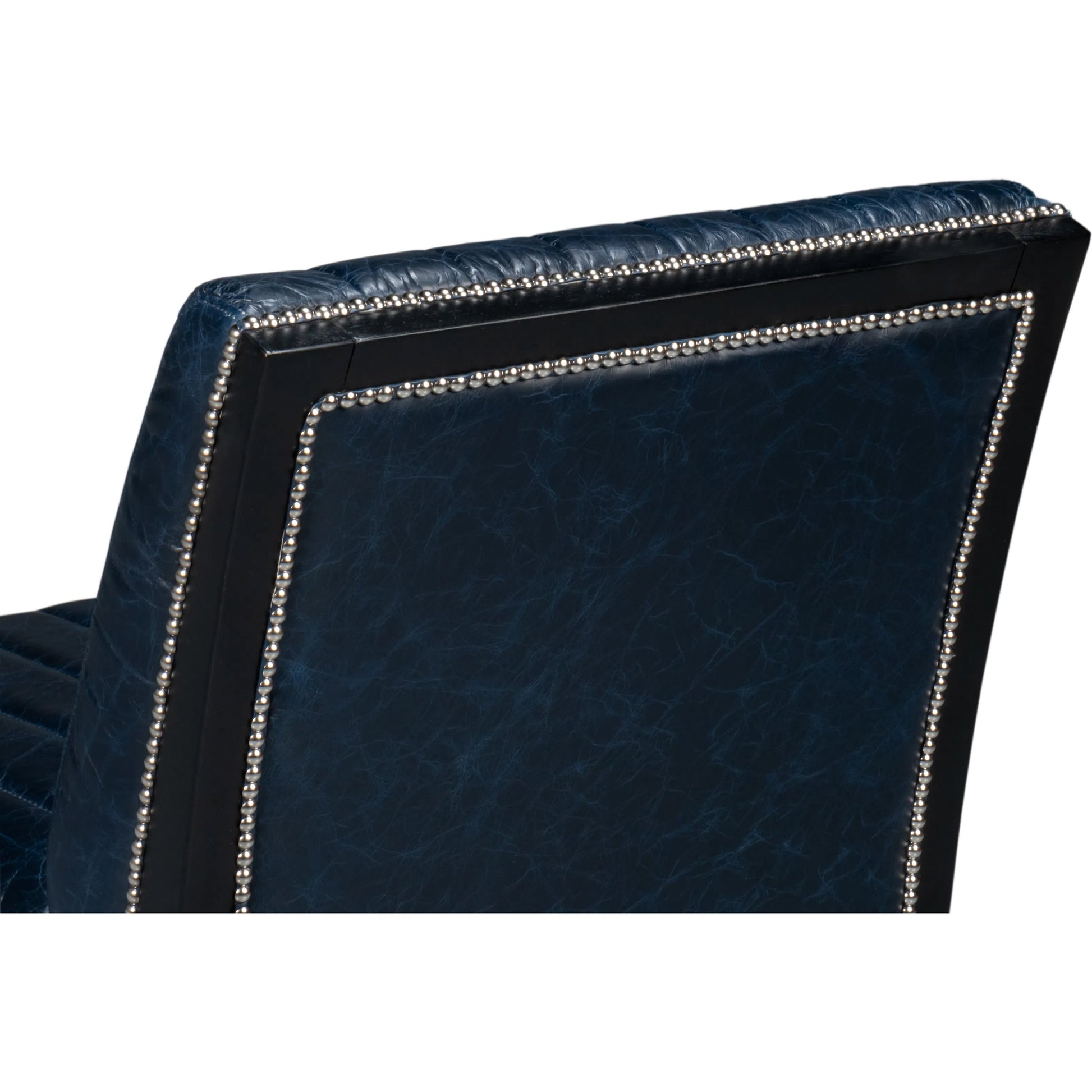 Agave Slipper Chair by Sarreid Ltd.. Made from leather in a unique style.