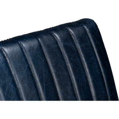 Agave Slipper Chair by Sarreid Ltd.. Made from leather in a unique style.