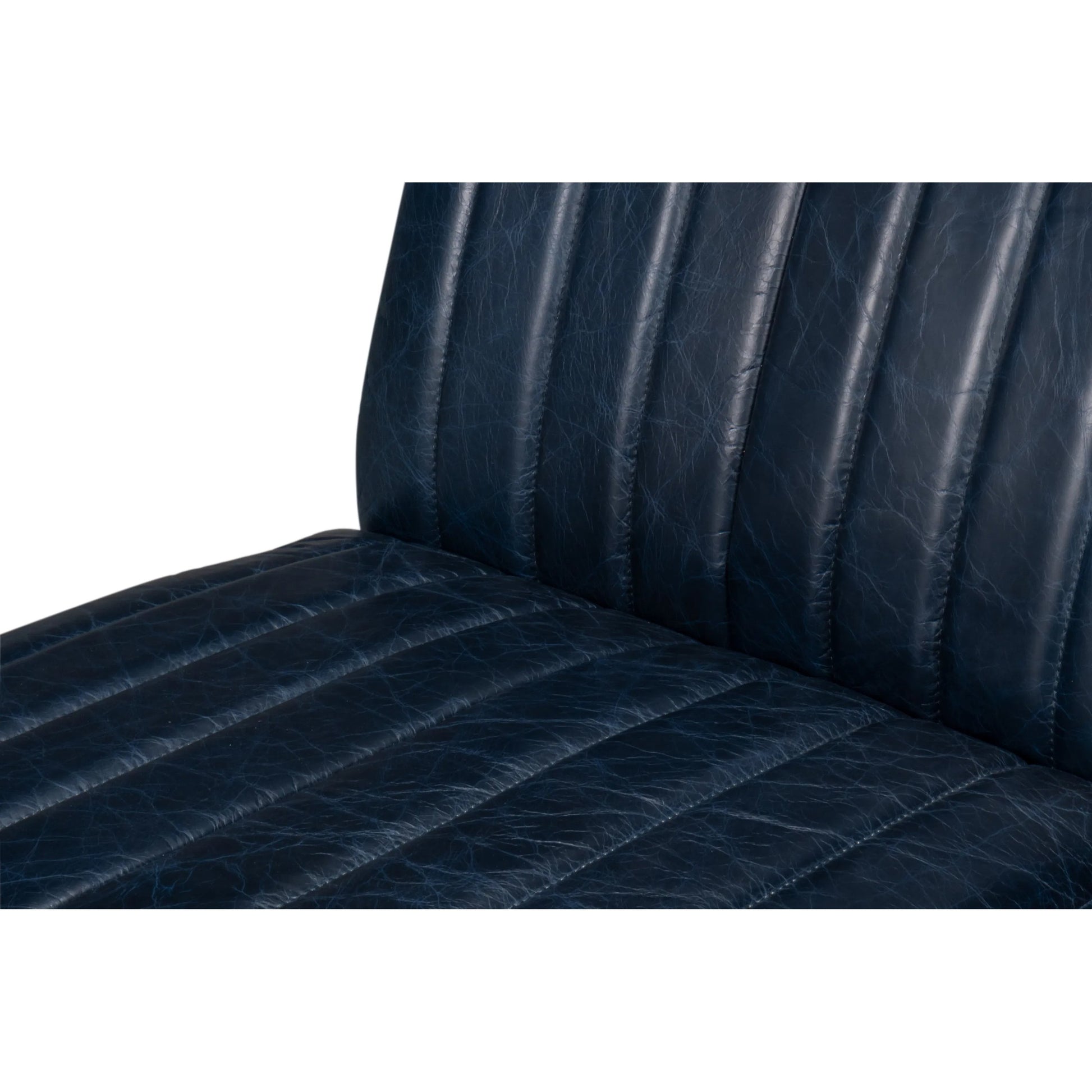 Agave Slipper Chair by Sarreid Ltd.. Made from leather in a unique style.
