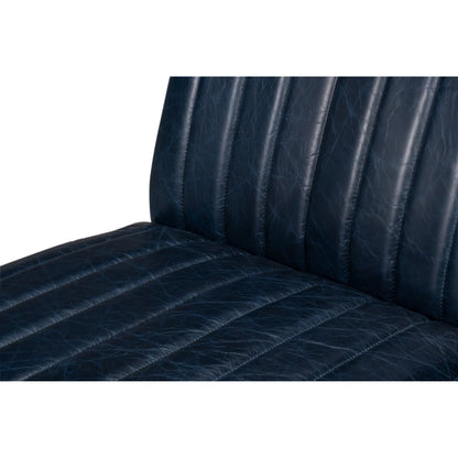 Agave Slipper Chair by Sarreid Ltd.. Made from leather in a unique style.