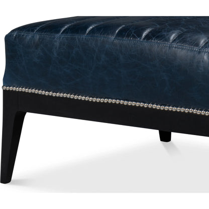Agave Slipper Chair by Sarreid Ltd.. Made from leather in a unique style.
