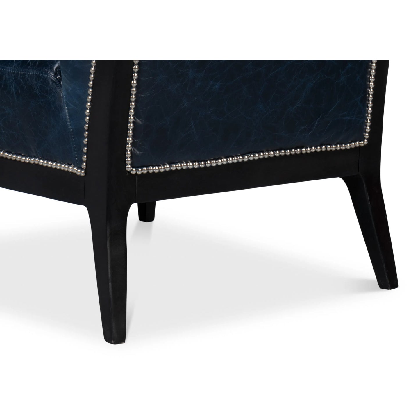 017 SI-2238699 | Additional Silo | Agave Slipper Chair by Sarreid Ltd.. Made from leather in a unique style.