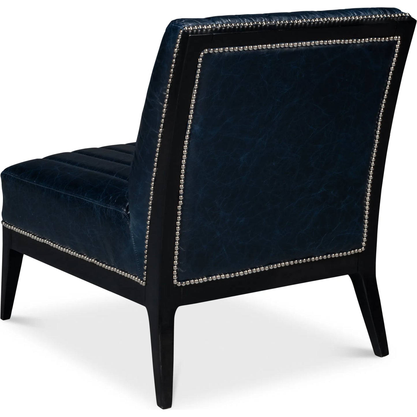 022 SI-2238699 | Additional Silo | Agave Slipper Chair by Sarreid Ltd.. Made from leather in a unique style.