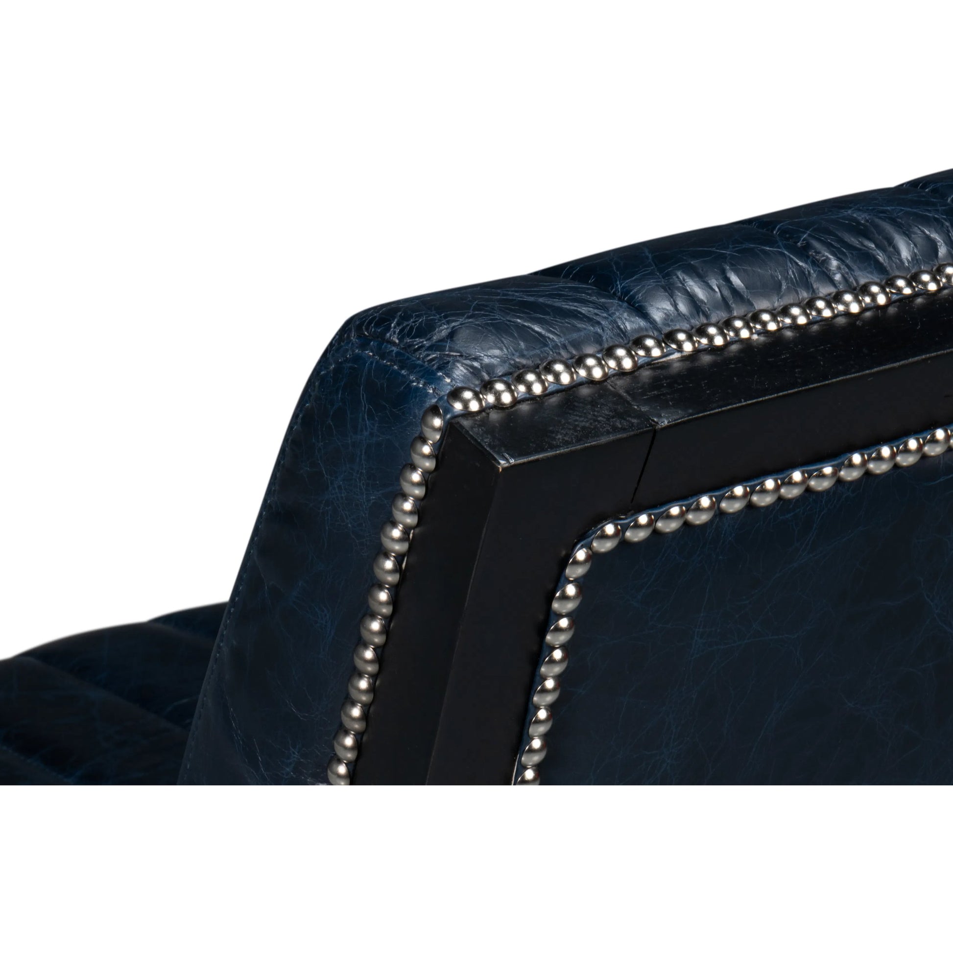 Agave Slipper Chair by Sarreid Ltd.. Made from leather in a unique style.