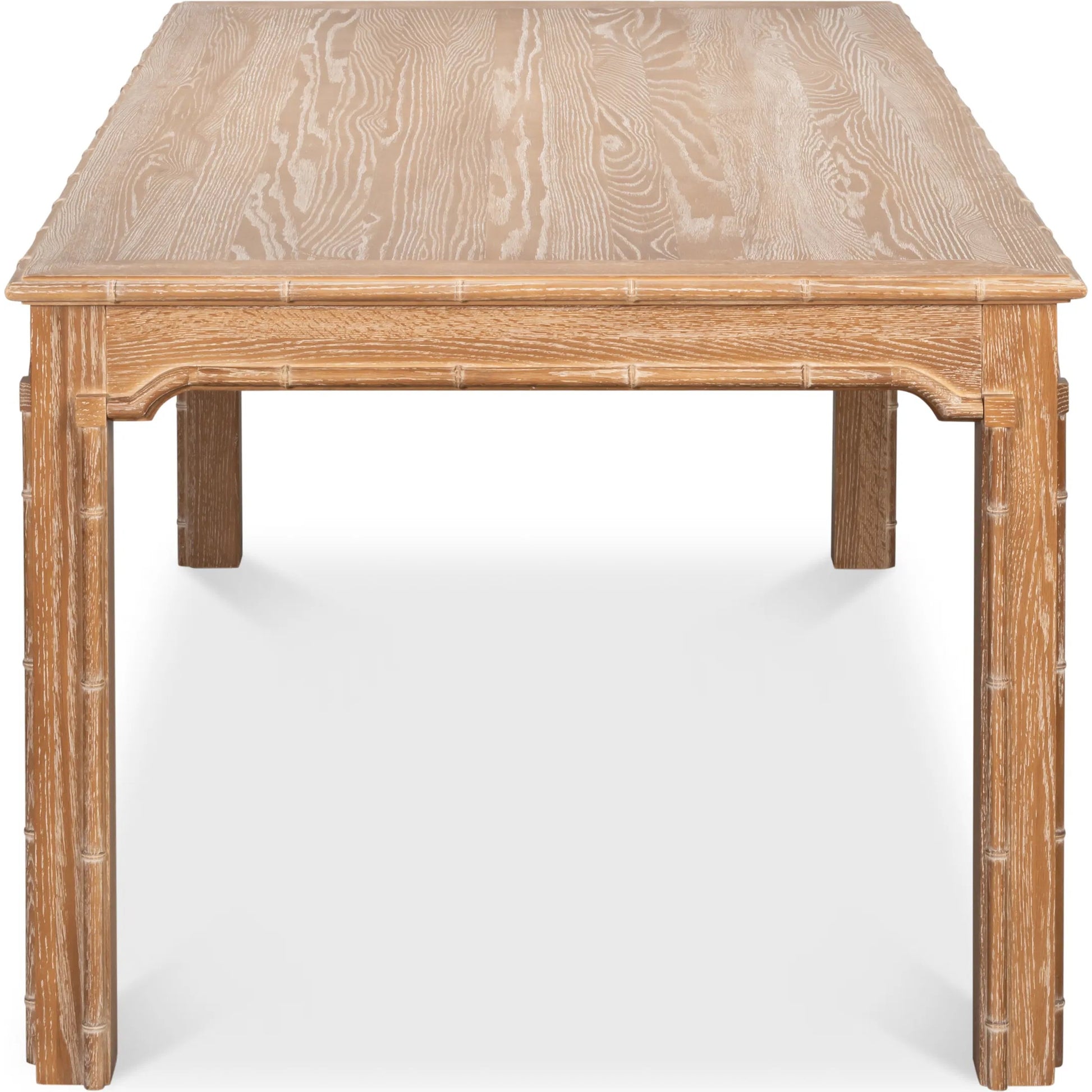 Brighton Dining Table by Sarreid Ltd. in brown and oak wood. Made from unique in a unique style.