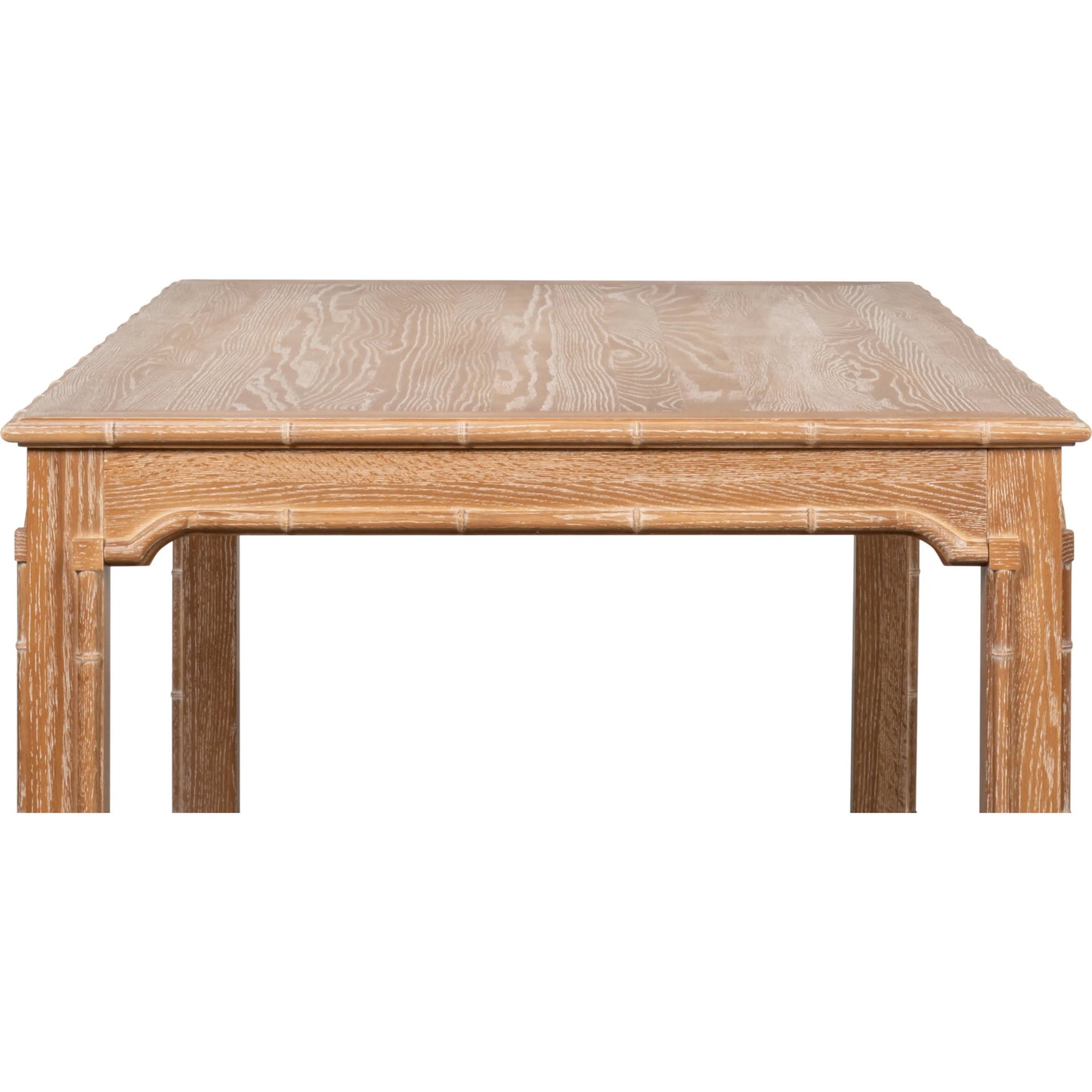 005 SI-2262525 | Additional Silo | Brighton Dining Table by Sarreid Ltd. in brown and oak wood. Made from unique in a unique style.
