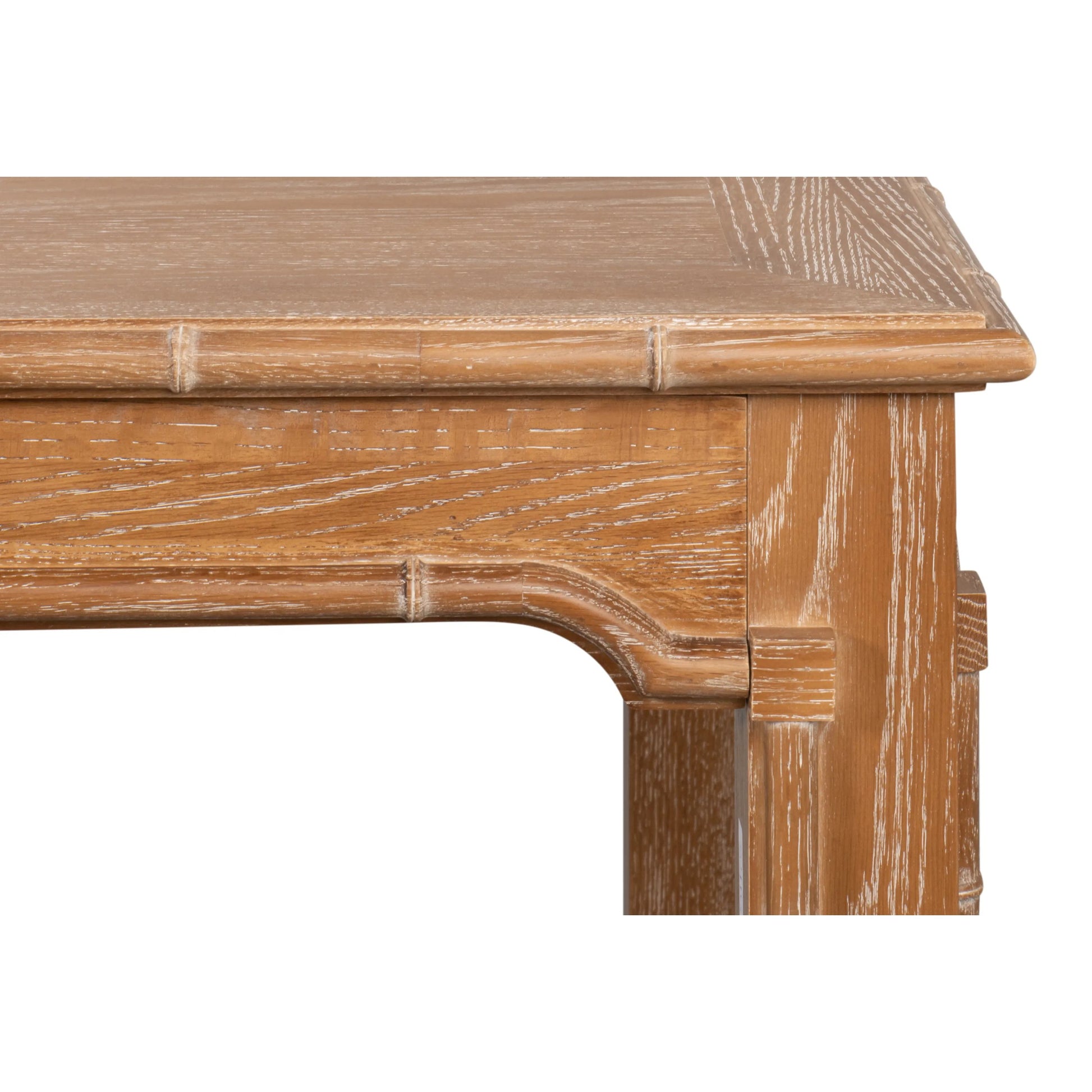 Brighton Dining Table by Sarreid Ltd. in brown and oak wood. Made from unique in a unique style.
