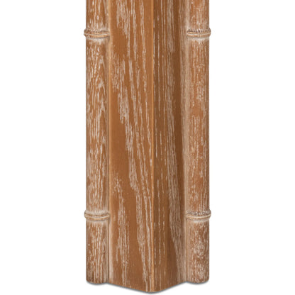 Brighton Dining Table by Sarreid Ltd. in brown and oak wood. Made from unique in a unique style.