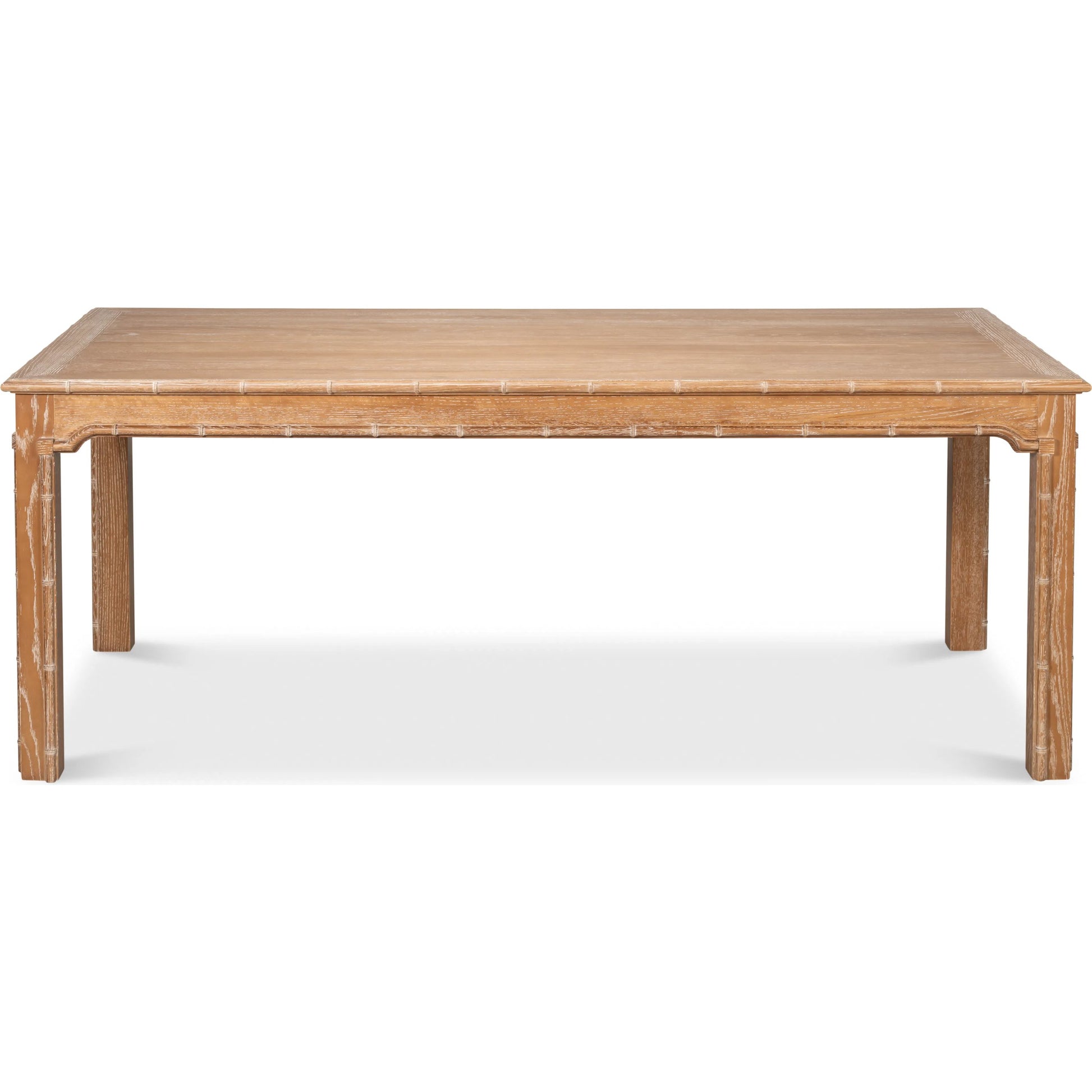 Brighton Dining Table by Sarreid Ltd. in brown and oak wood. Made from unique in a unique style.