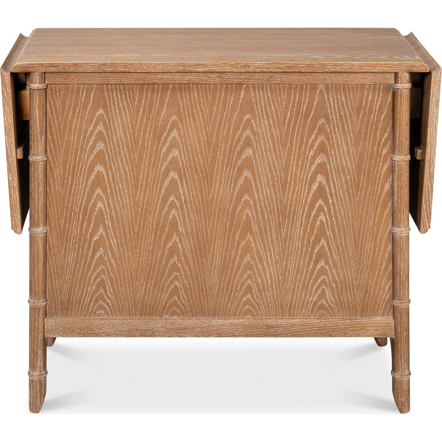 006 SI-2262524 | Additional Silo | Brighton Cabinet by Sarreid Ltd. in brown and oak wood. Made from unique in a unique style.