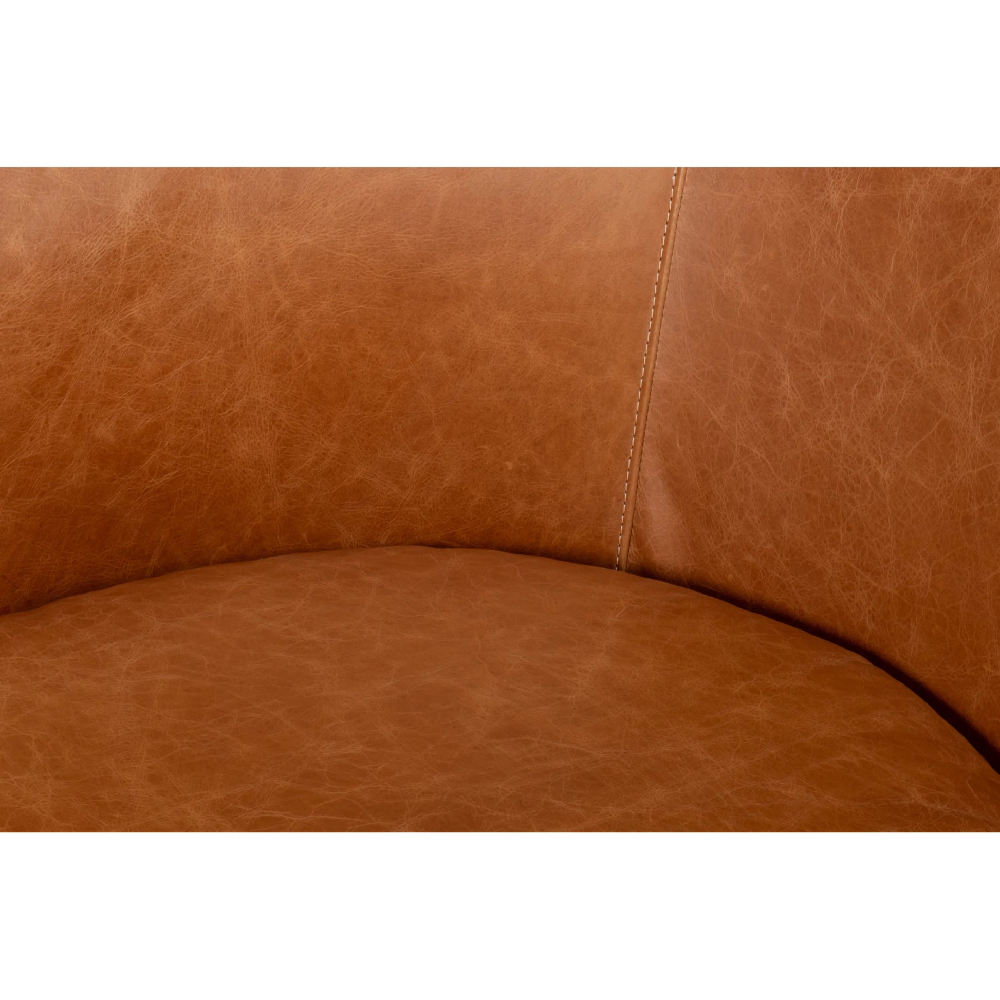 Braxton Leather Swivel Chair by Sarreid Ltd. in columbia brown. Made from wood, leather in a unique style.