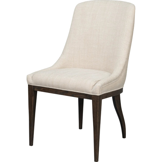 Emilio Dining Chair by Sarreid Ltd. in grey and 100% polyester. Made from unique in a transitional style.