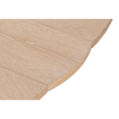 Casual Jupe Dining Table by Sarreid Ltd. in solid oak, veneers. Made from solid oak, veneers in a traditional style.