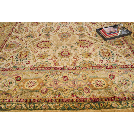 Polonaise 5420 Rug by Exquisite Rugs in cream. Made from new zealand wool in a unique style.