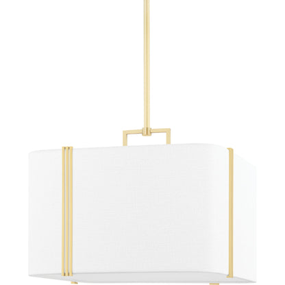 Downing Pendant by Hudson Valley. Made from steel in a transitional style.